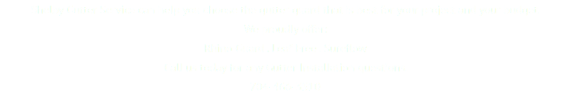 Shelby Gutter Service can help you choose the gutter guard that is best for your project and your budget.
We proudly offer:
Rhino Guard . Leaf Free . Sureflow
Call us today for any Gutter Installation questions.
704-466-3510